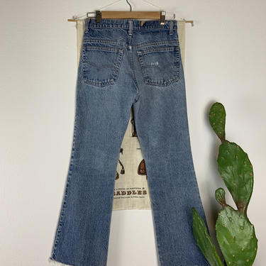 Vintage 1970s Red Tab 517 Levis 28 x 28 Boot Cut 