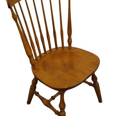 Ethan Allen Heirloom Nutmeg Maple Spindle Back Dining Side Chair 10-6081 