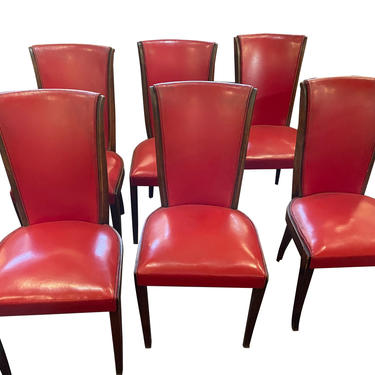 6 Art Deco French Dining Room or Side Chairs