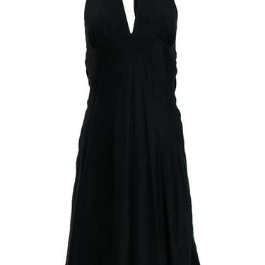 Shoshanna - Black Sleeveless Halter A-Line Dress Sz 8