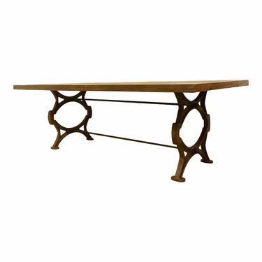 Industrial Modern Currey & Co. Reclaimed Wood Dining Table