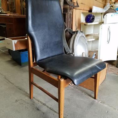 MCM Walnut Bent Wood Chair