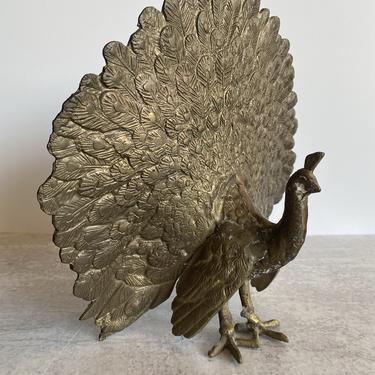 Heavy Brass Peacock