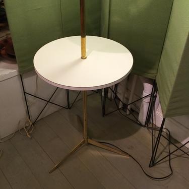 Gerald Thurston floor lamp with table