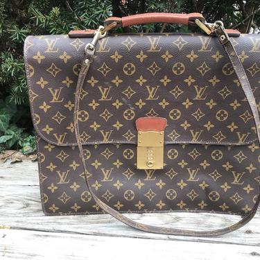 Vintage Louis Vuitton Briefcase by BespokeNotBrokeStore