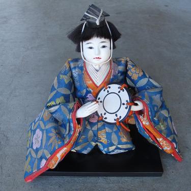 Japan Doll Kimono Doll Japan Gifts Japanese Traditional Doll Geisha Doll Musician Drum Player Japanese Textiles Geisha Figurine Nakanishi 