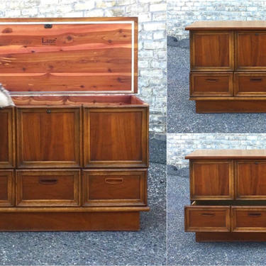 Extra Large Lane Blanket Chest With Drawer 