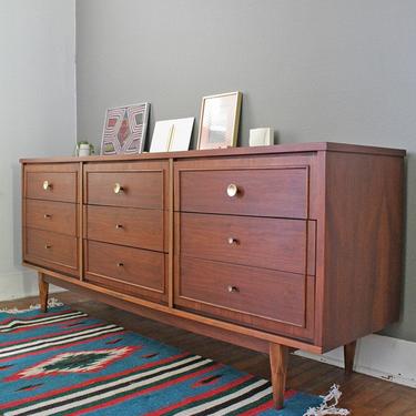 Portfolio: Nine Drawer Mid Century Modern Dresser 