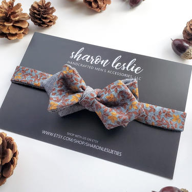Reversible Self-Tie Bow tie || Bow tie || Cotton Bow tie || Self-tie Bow tie || Wool Bow tie || Sharon Leslie 