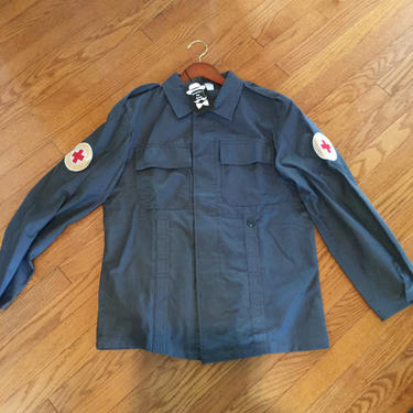 German Red Cross Shirt/Jacket ( Size 42) by BespokeNotBrokeStore
