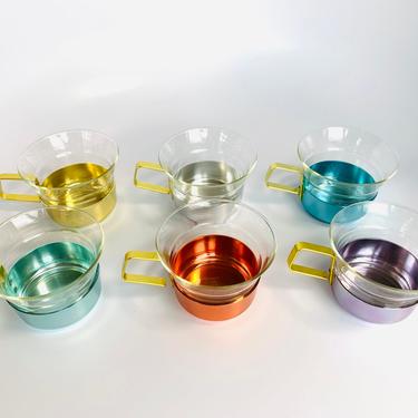 Vintage Tea Glass Set Schott Mainz Jena Glas 