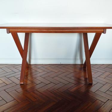 Danish Modern Teak Adjustable Height Desk \ Dining Table c.1960's Vinde Mobelfabrik 