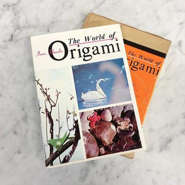Vintage World of Origami Book Retro 1960s Isao Honda + 1st Edition + How To + Technique + Illustrations + Art of Paper Folding + Hardcover 