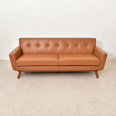 Leather Butterscotch West Sofa 