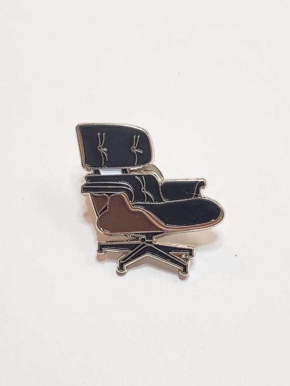 Enamel Cloisonne Eames Chair Pin