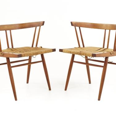 George Nakashima Mid Century Grass Chair - A Pair - mcm 