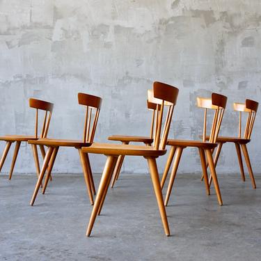 Set of 6 Paul McCobb Dining Chairs 