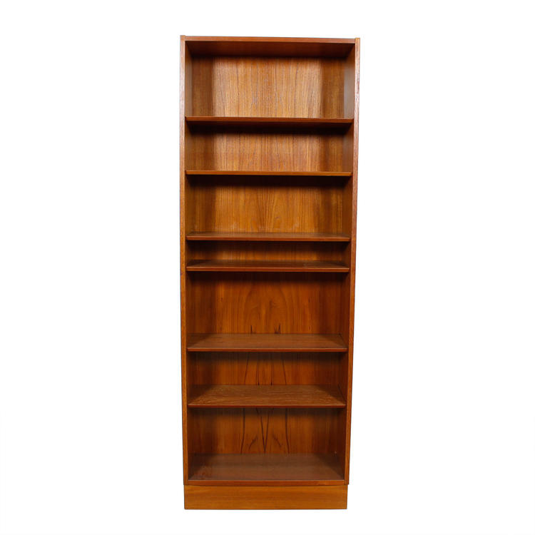 Slim & Tall Danish Teak 27 Adjustable Bookcase