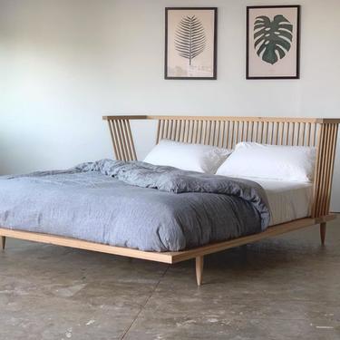 Modern Windsor Platform Bed, Handmade Bed 