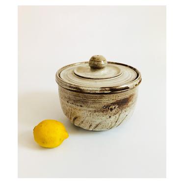 Vintage Studio Pottery Lidded Serving Bowl 