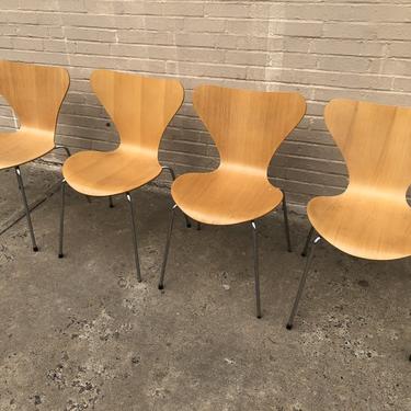 Fritz hansen “ant” stacking chairs