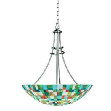 Confetti Glass Mosaic Bowl Pendant by Kichler Lighting