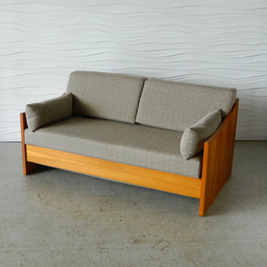 HA-18117 Teak Convertible Sofa Bed
