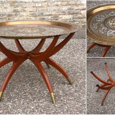 Exotic Mid-century Spider Leg Coffee Table 