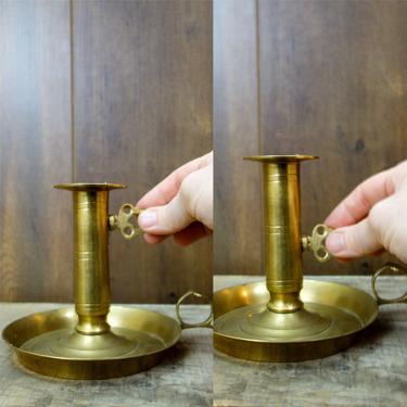 brass collector vintage brass brass centrepiece cottagecore decor candle snuffer Candle Holder Brass candle holder cottage decor,
