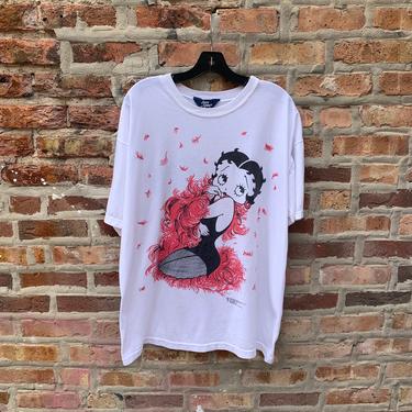 Vintage 90s Betty Boop Allover Print T-Shirt King Features 