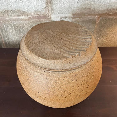 NOV SALE - Studio Pottery Pot with Lid