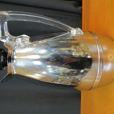 Vintage Mid century modern chrome Thermos pitcher