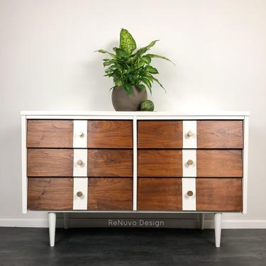 SOLD!!! Mid Century Modern 6 Drawers Dresser 