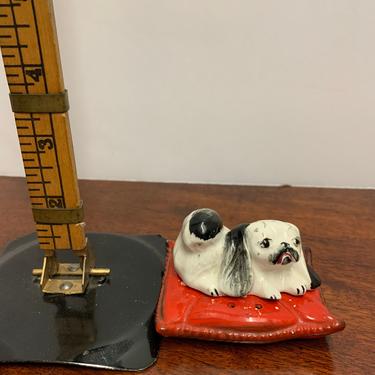 1960s Dog with Bed Salt and Pepper Shaker 