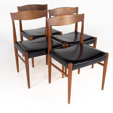 Arne Hovmand Olsen Mid Century Teak Dining Chairs - Set of 4 - mcm 