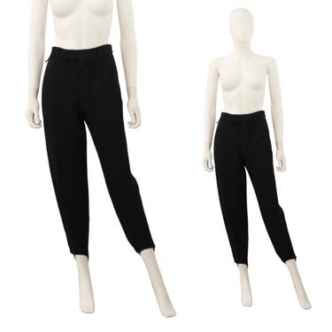 1950s Black Wool Trousers - 1950s Sun Valley Ski Pants - 1950s Black Ski Pants - 1950s Black Stir Up Pants - 1950s Black Pants | Size Small 