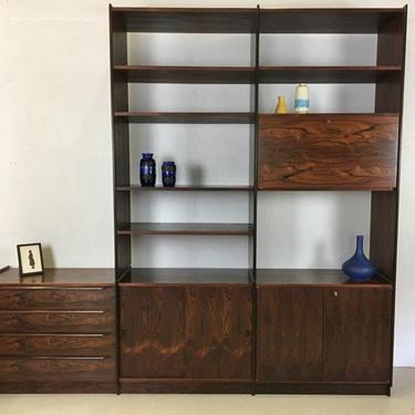 Danish Modern Rosewood Wall Unit from Norway 