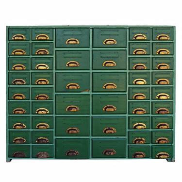 Kelly Green Multi-drawer Cabinet