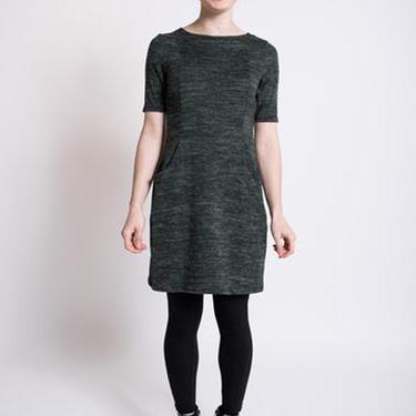 Lena Dress in Military Green- S Only
