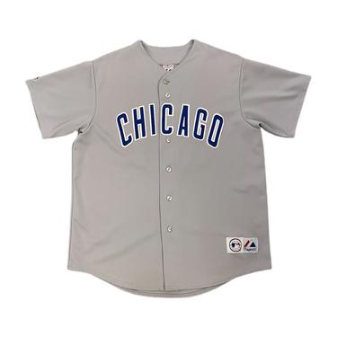 (XL) Majestic Chicago Baseball Wood #34 Jersey 100721 LM