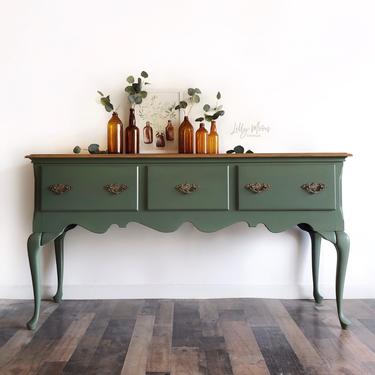 SOLD • Olive Green Buffet 