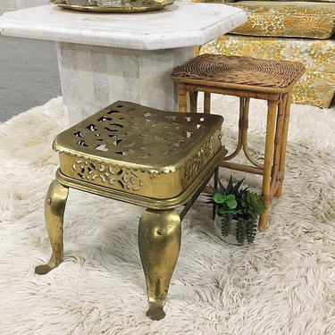 LOCAL PICKUP ONLY ------------- Vintage Metal Side Table 
