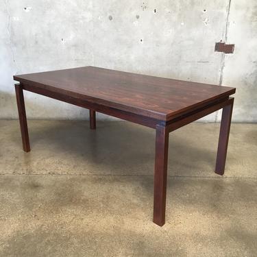 Mid Century Rosewood Draw Leaf Dining Table