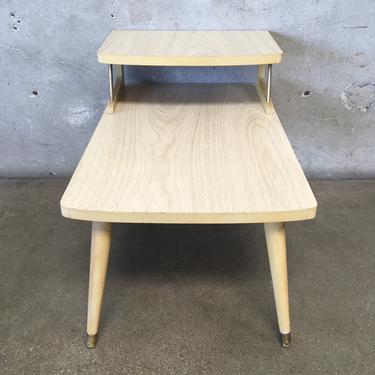 Mid Century Two Tier End Table