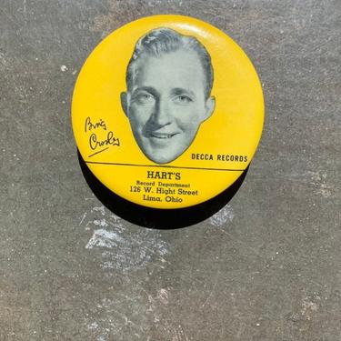 Vintage Bing Crosby / Hart's Record Department / Decca Records Vinyl Dust Polisher, Audio Accessories, Record / LP Accessories 