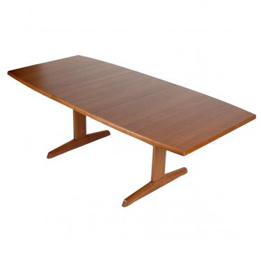 Tapered Teak Dining Table