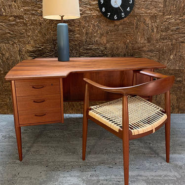 Hans Wagner Chair and Swedish Desk