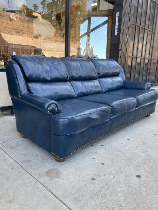 Traditional Leather Sofa, Leather Furniture Los Angeles