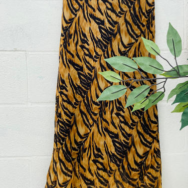 Tiger Silk Maxi Skirt