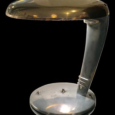 Norman Bel Geddes Art Deco Modernist Cobra Desk Lamp 